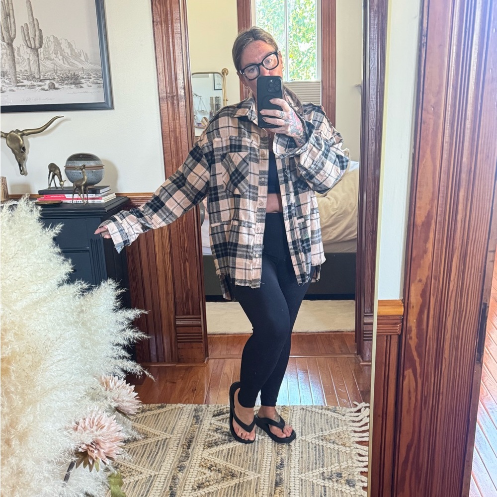 Oli & Hali Plaid Oversized Flannel